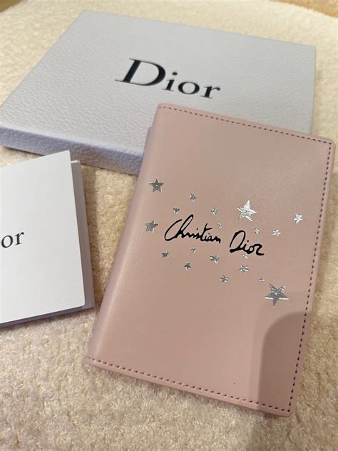 christian dior passport holder pink|Christian Dior Passport Cover Pink Silver Vegan Leather New.